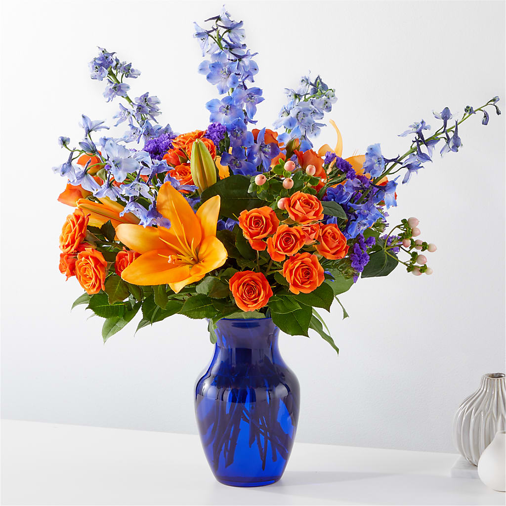 Radiant Citrus Bouquet – Amour Flowers, Frederick MD