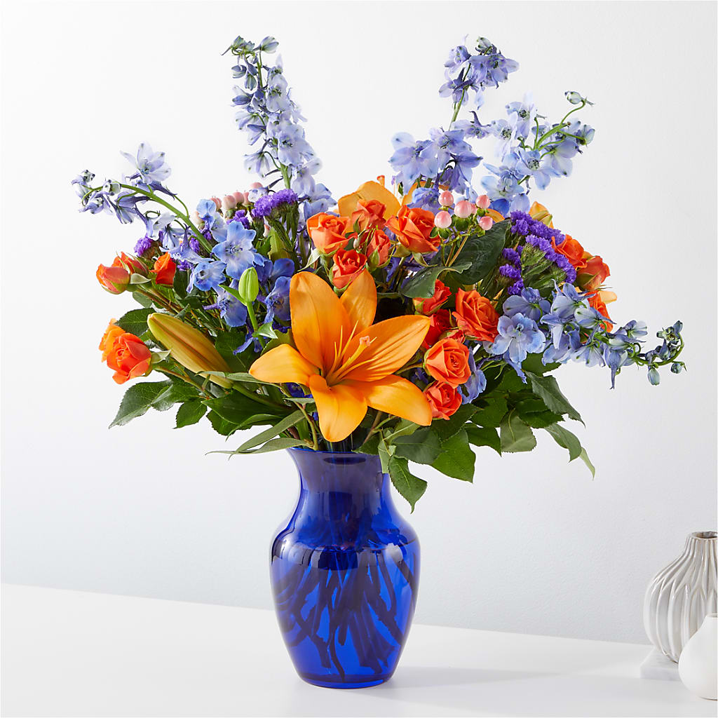 Radiant Citrus Bouquet – Amour Flowers, Frederick MD