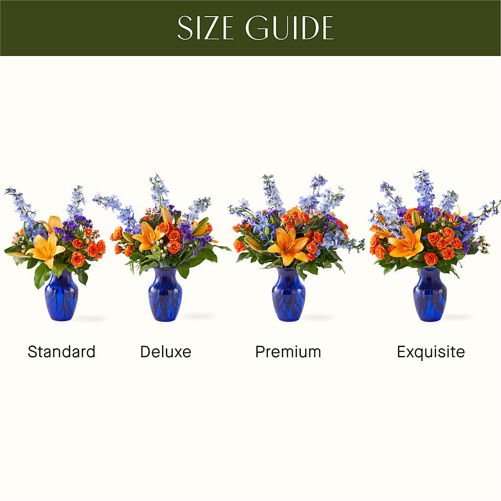 Radiant Citrus Bouquet – Amour Flowers, Frederick MD