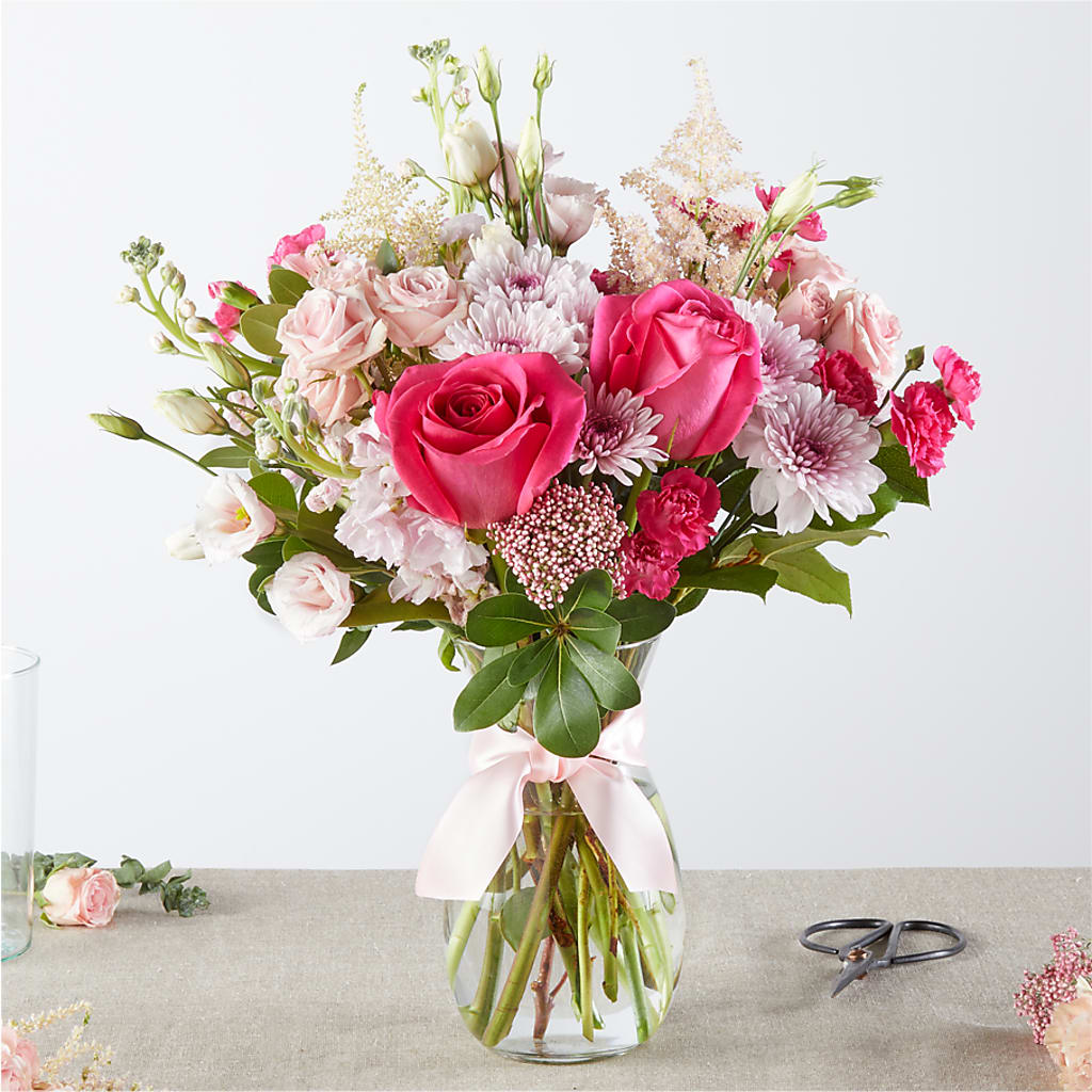 Pink Ribbon - A Florist Original – Amour Flowers, Frederick MD