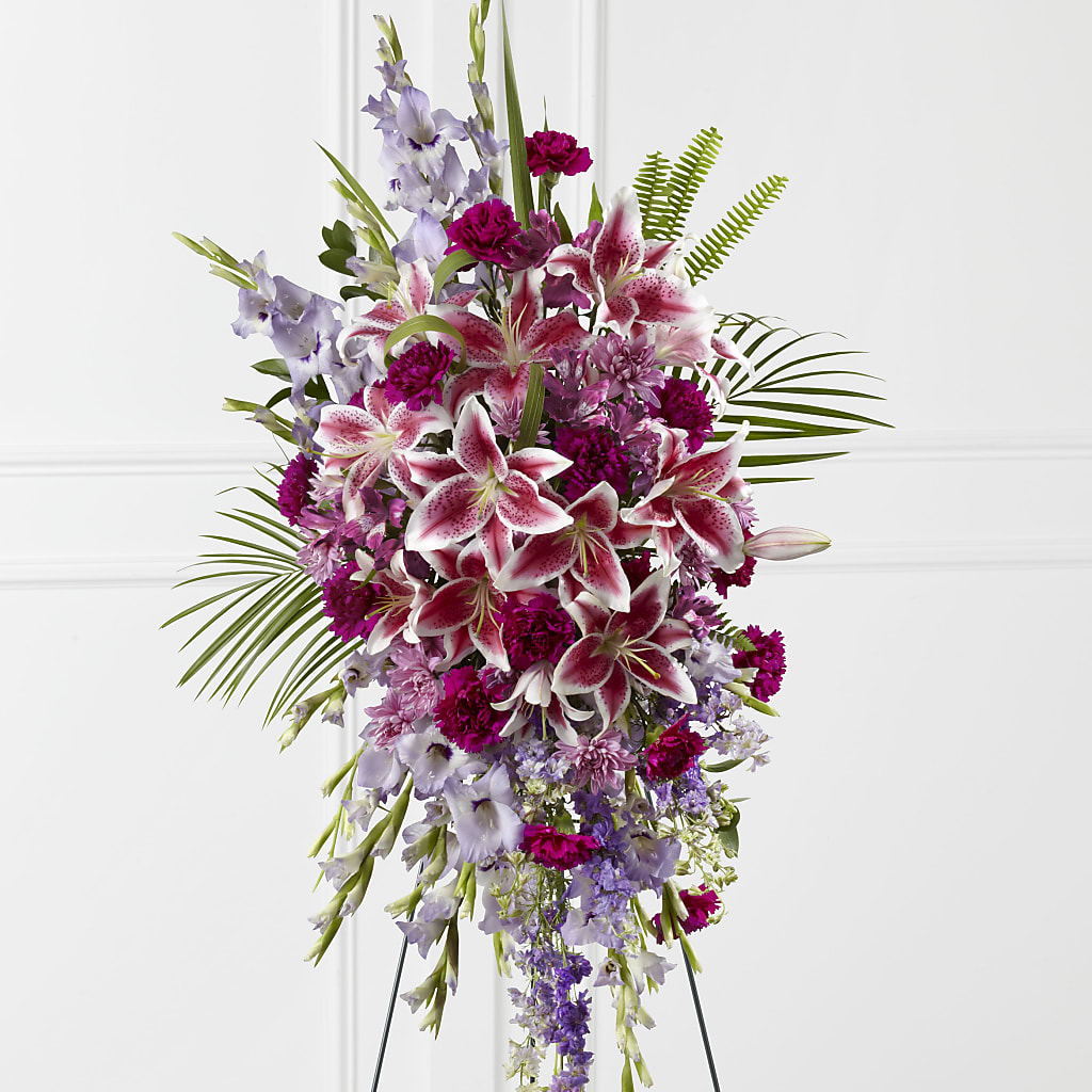 Tender Touch Standing Spray – Amour Flowers, Frederick MD