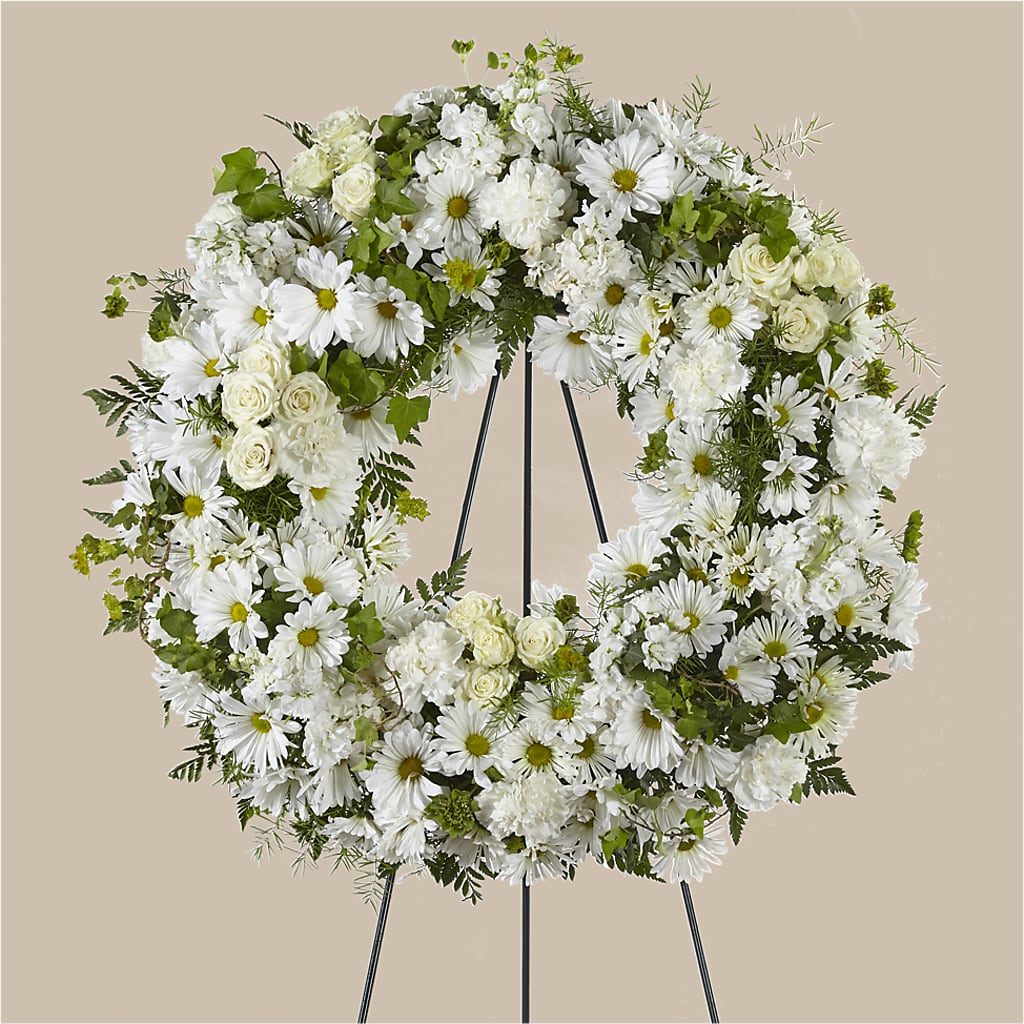 Faithful Wishes Wreath – Amour Flowers, Frederick MD