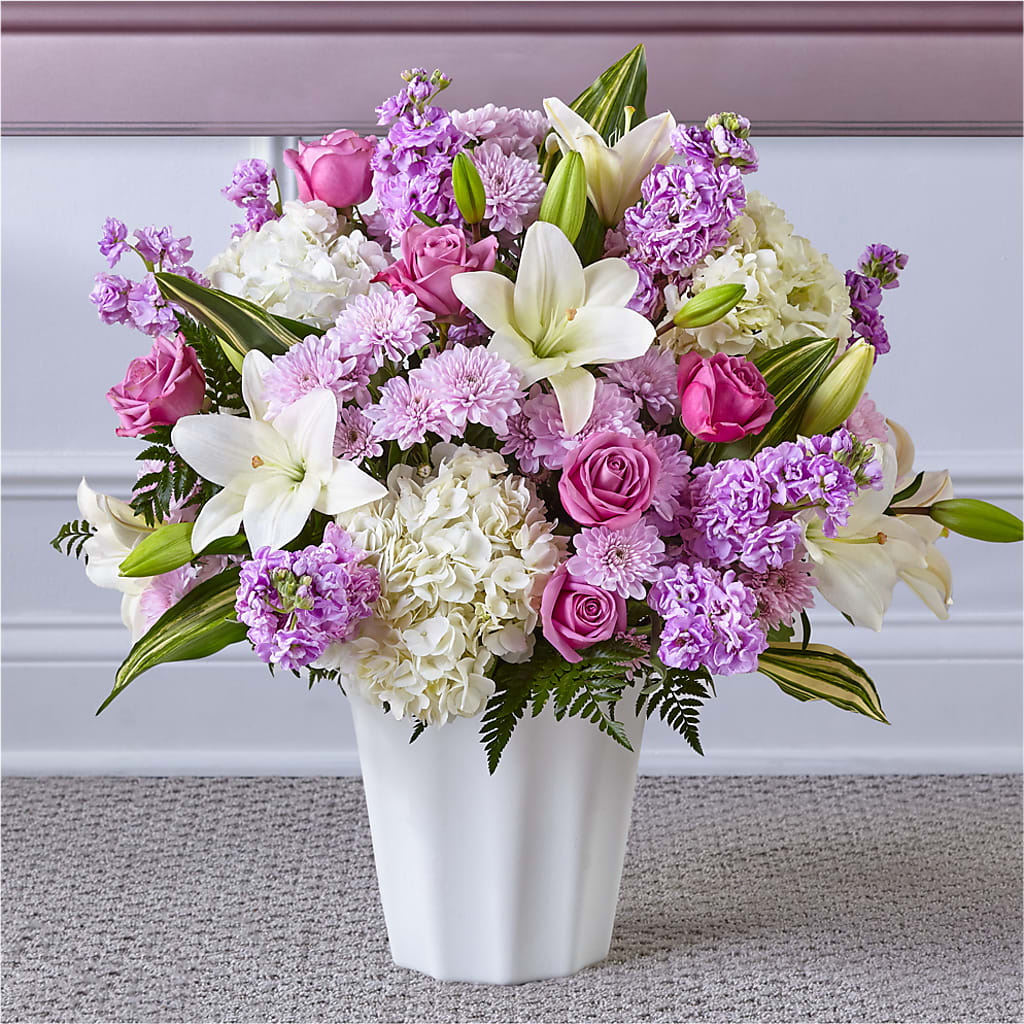 Heaven Sent Floor Basket – Amour Flowers, Frederick MD