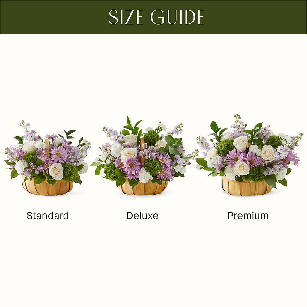 Peace & Love Basket – Amour Flowers, Frederick MD