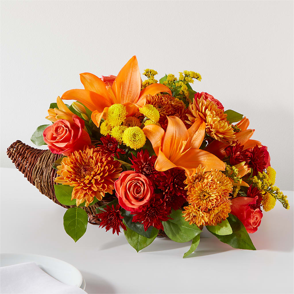 Bouquet of Blessings Cornucopia – Amour Flowers, Frederick MD