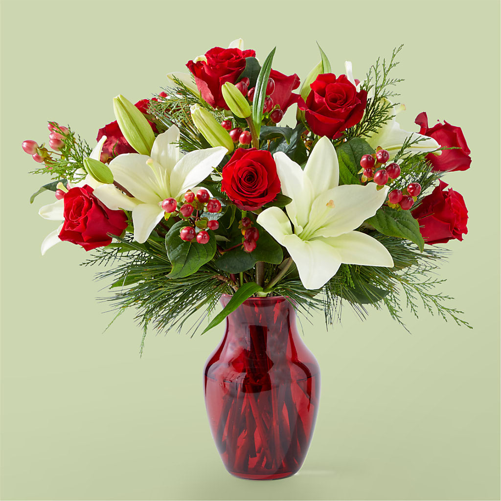 Evergreen Delight Bouquet – Amour Flowers, Frederick MD