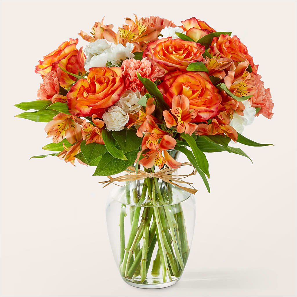 Apricot Glow Bouquet – Amour Flowers, Frederick MD