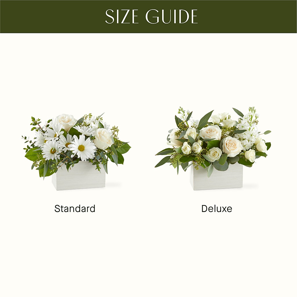 Fresh Linen Box Bouquet –  Amour Flowers, Frederick MD