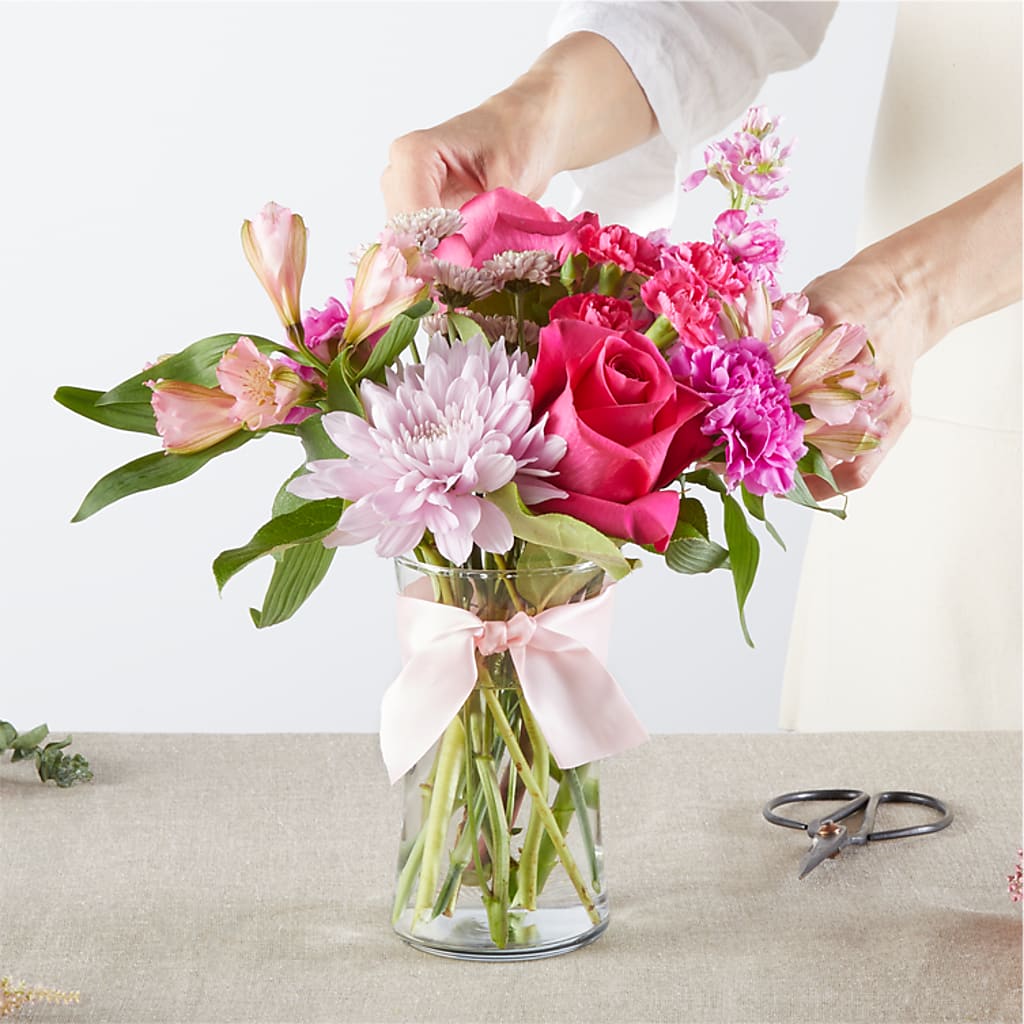 Pink Ribbon - A Florist Original –  Amour Flowers, Frederick MD