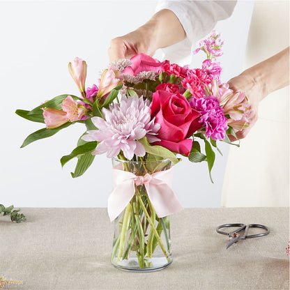 Pink Ribbon - A Florist Original –  Amour Flowers, Frederick MD