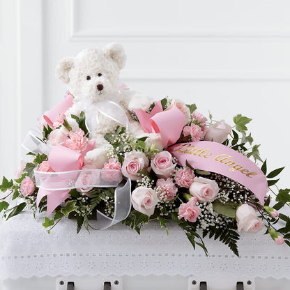 Touch of Sympathy Casket Spray –  Amour Flowers, Frederick MD