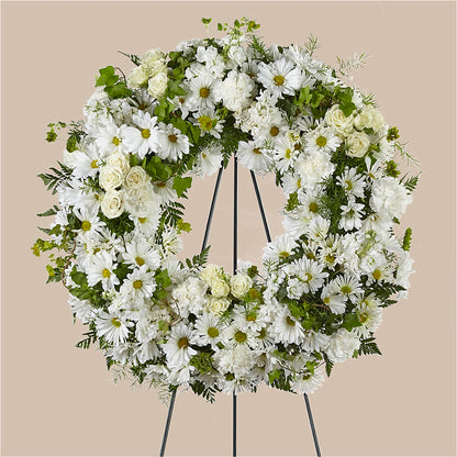 Faithful Wishes Wreath –  Amour Flowers, Frederick MD