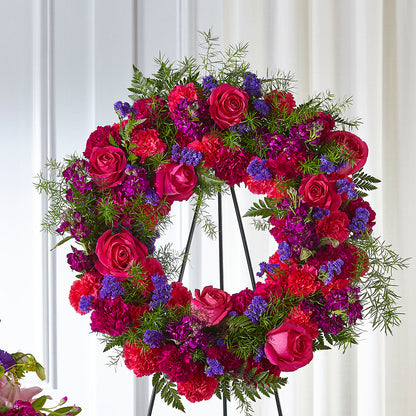 Calming Colors Wreath –  Amour Flowers, Frederick MD