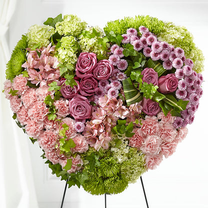Heartwarming Standing Heart –  Amour Flowers, Frederick MD