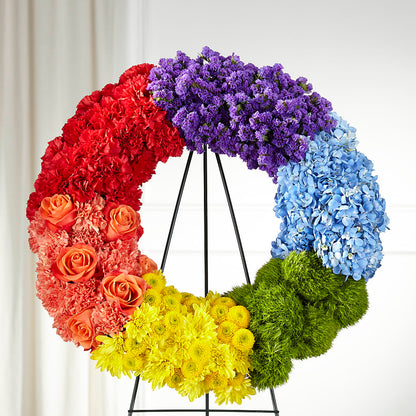 Circle of Love Wreath –  Amour Flowers, Frederick MD