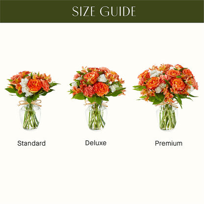 Apricot Glow Bouquet –  Amour Flowers, Frederick MD