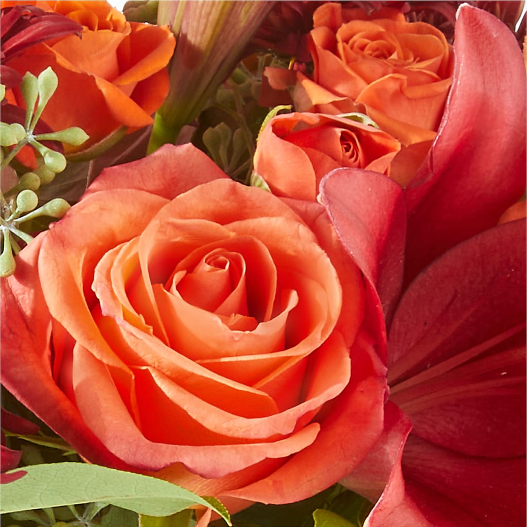Crimson Leaves Bouquet –  Amour Flowers, Frederick MD