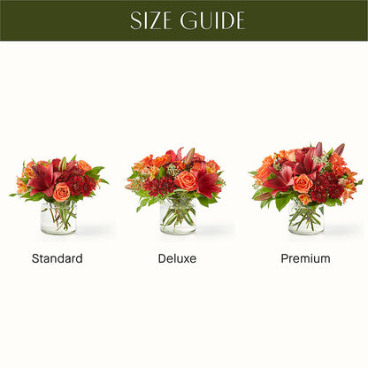 Crimson Leaves Bouquet –  Amour Flowers, Frederick MD