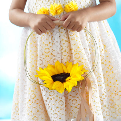 Sweet Sunshine Flower Girl Bouquet –  Amour Flowers, Frederick MD